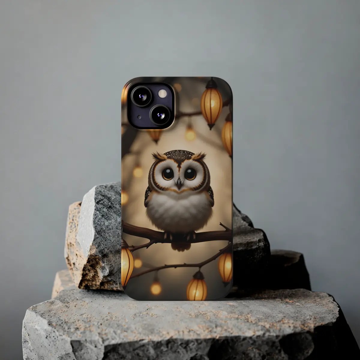 Baby Owl Glow Slim Phone Case Baby Owl Glow Slim Phone Case