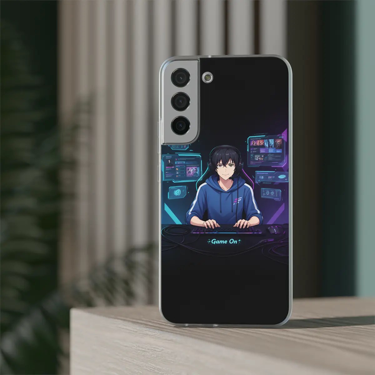 Gamer Tech Glow Flexi Phone Case Gamer Tech Glow Flexi Phone Case