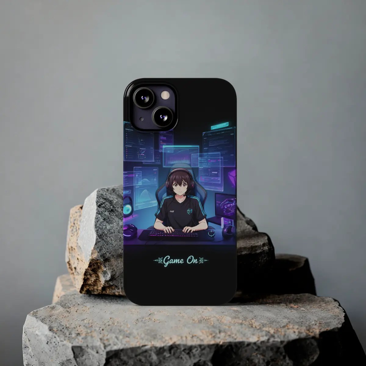 Gamer Tech Glow Slim Phone Case Gamer Tech Glow Slim Phone Case