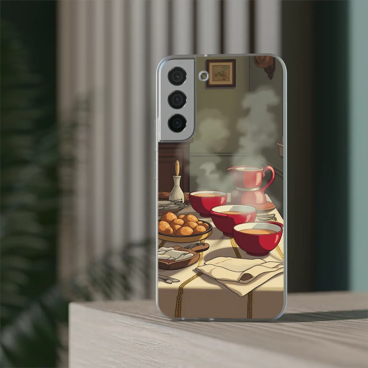 Cozy Table Feast Flexi Phone Case Cozy Table Feast Flexi Phone Case