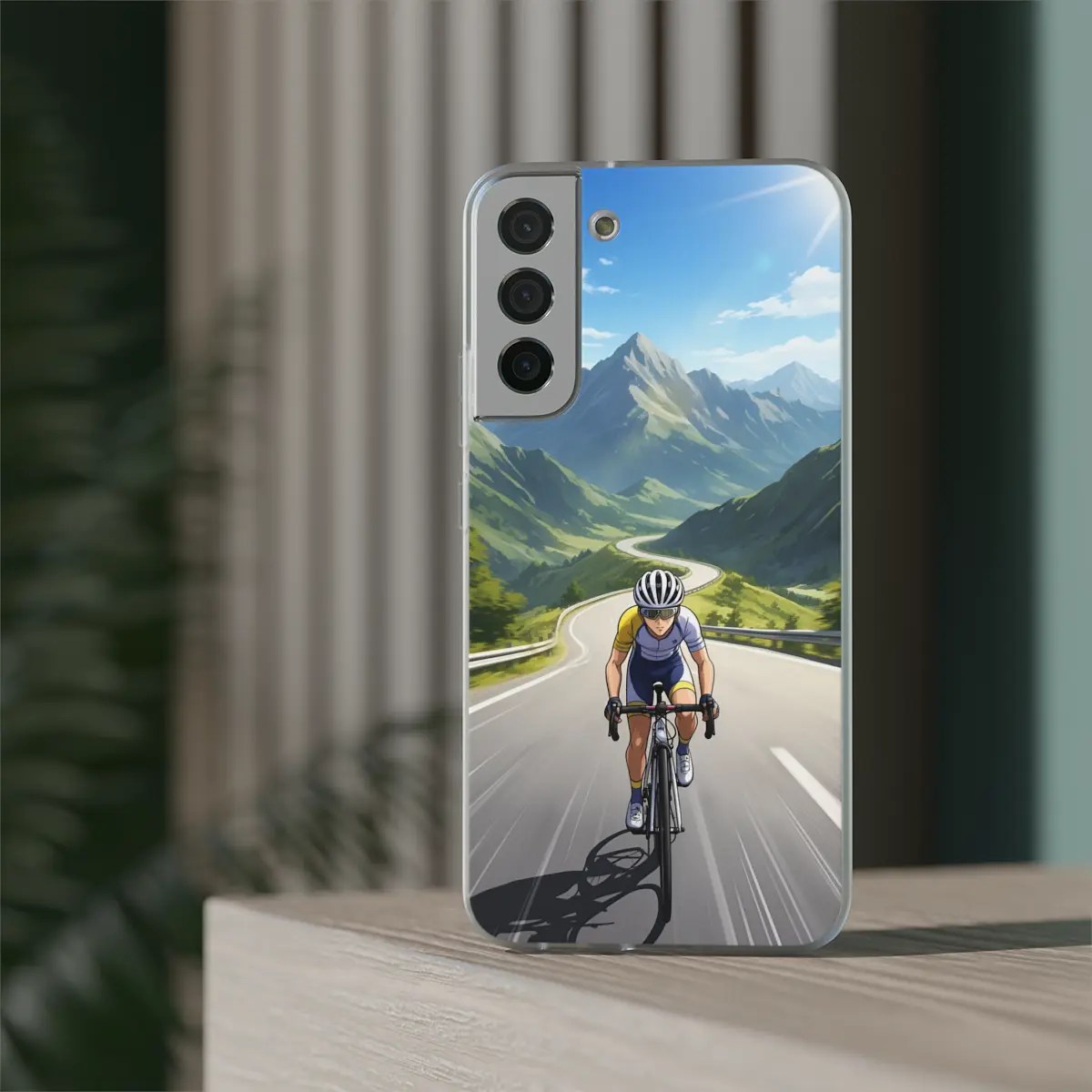 Cyclist Climb Flexi Phone Case Cyclist Climb Flexi Phone Case