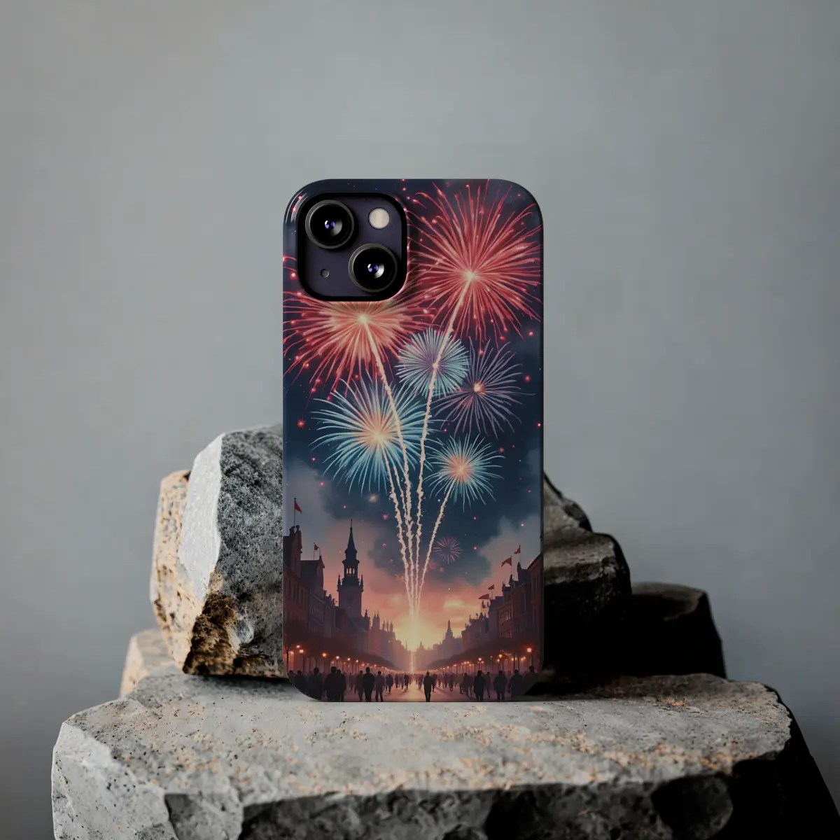 Fireworks Square Slim Phone Case Fireworks Square Slim Phone Case