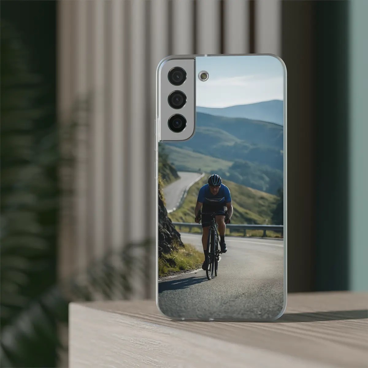 Mountain Cyclist Flexi Phone Case Mountain Cyclist Flexi Phone Case