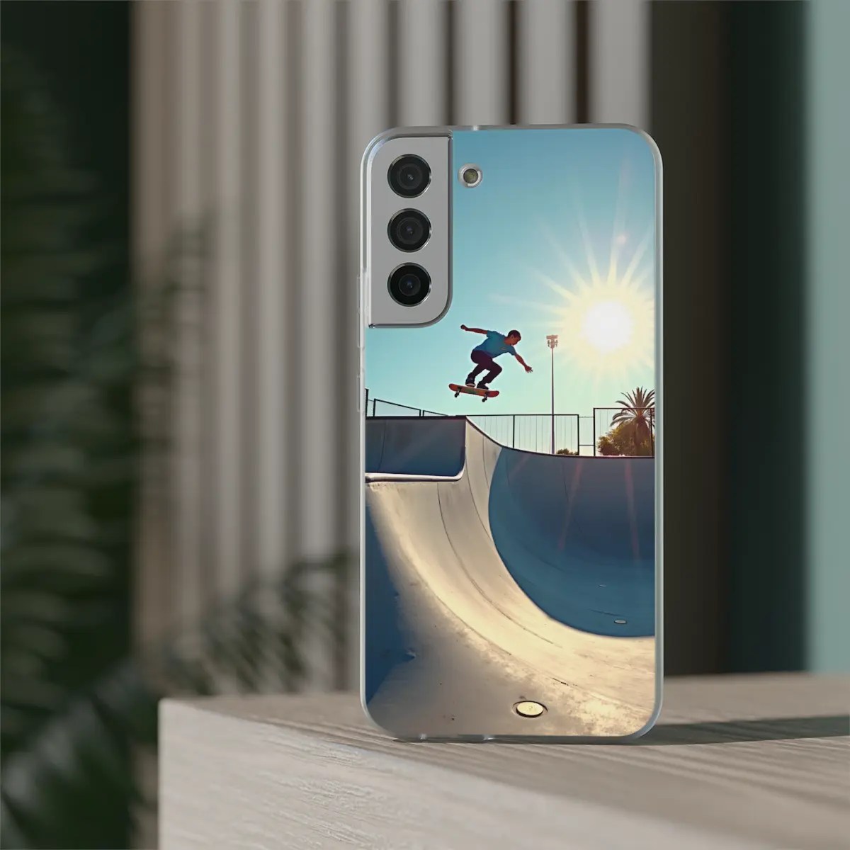 Skate Park Rush Flexi Phone Case Skate Park Rush Flexi Phone Case