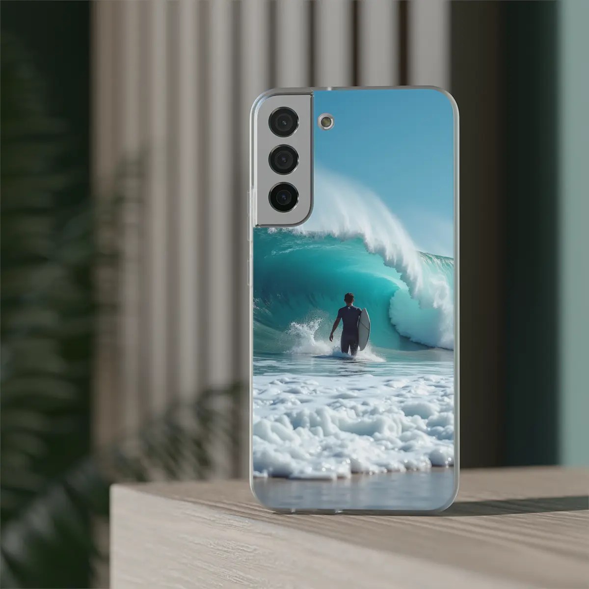 Surf Wave Rise Flexi Phone Case Surf Wave Rise Flexi Phone Case