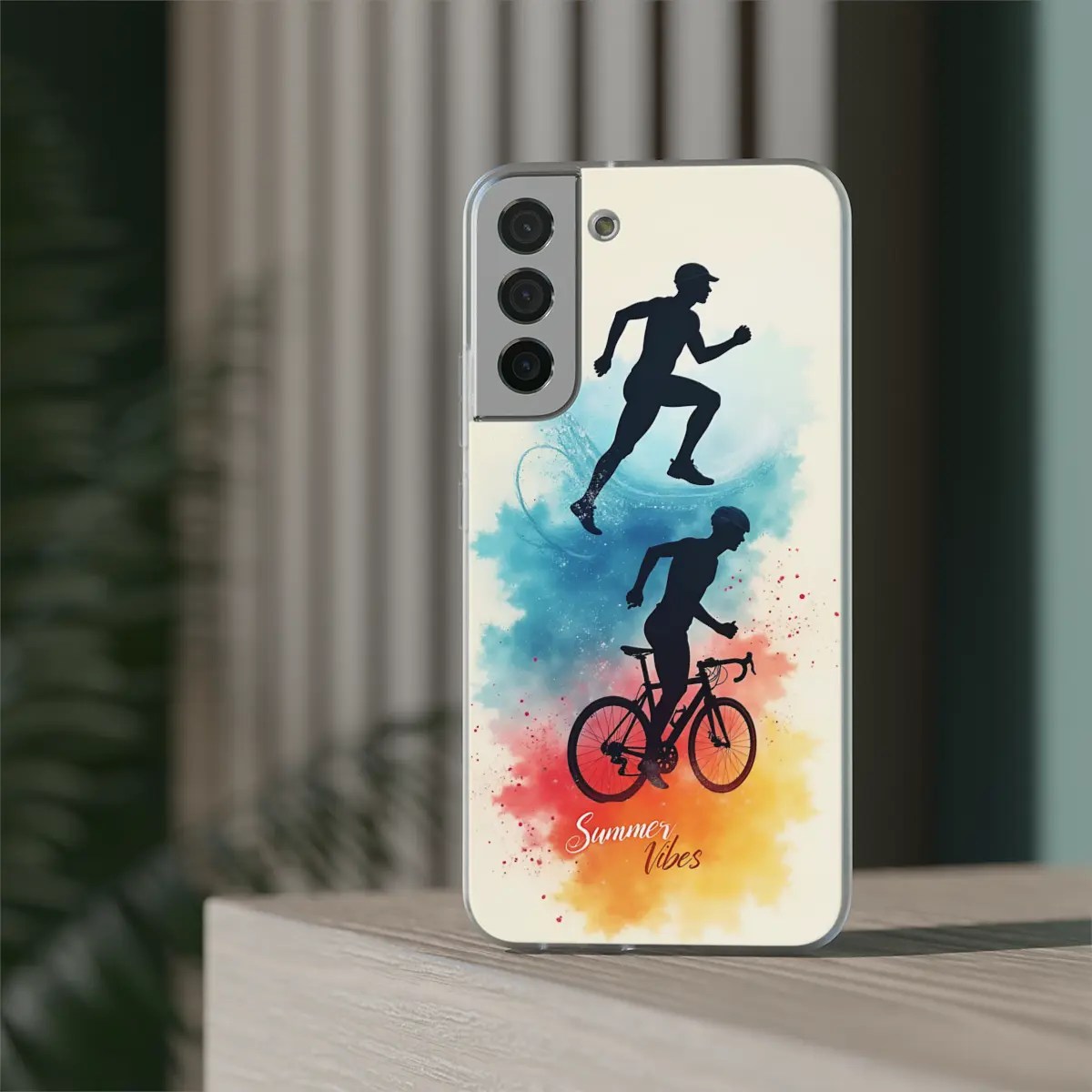 Triathlon Motion Flexi Phone Case Triathlon Motion Flexi Phone Case