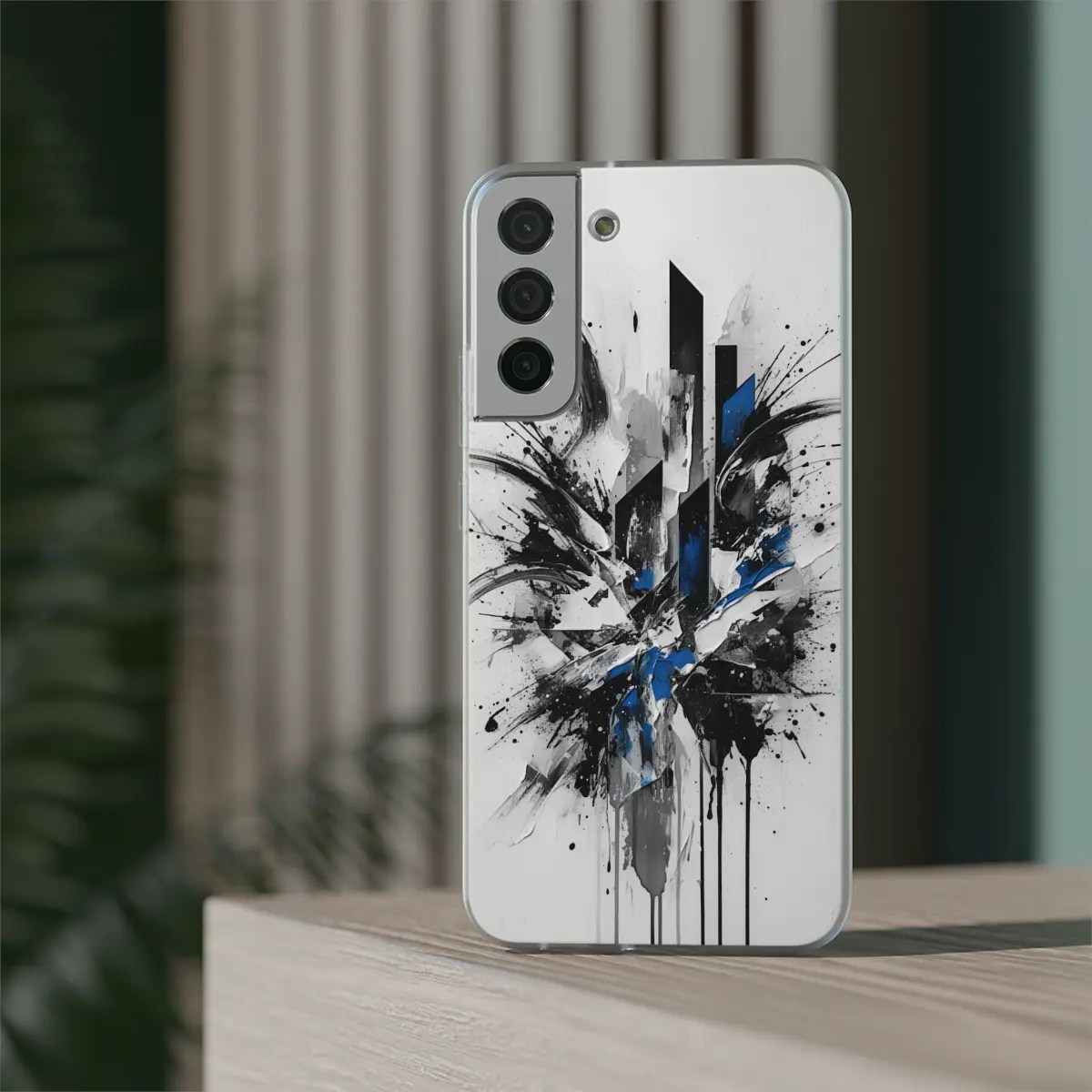 Abstract Blue Flexi Phone Case Abstract Blue Flexi Phone Case