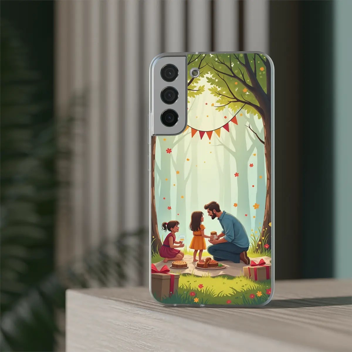 Father Picnic Flexi Phone Case Father Picnic Flexi Phone Case