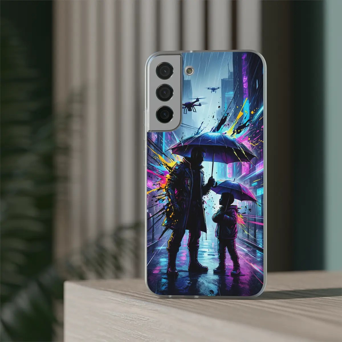 Neon Alley Guard Flexi Phone Case Neon Alley Guard Flexi Phone Case