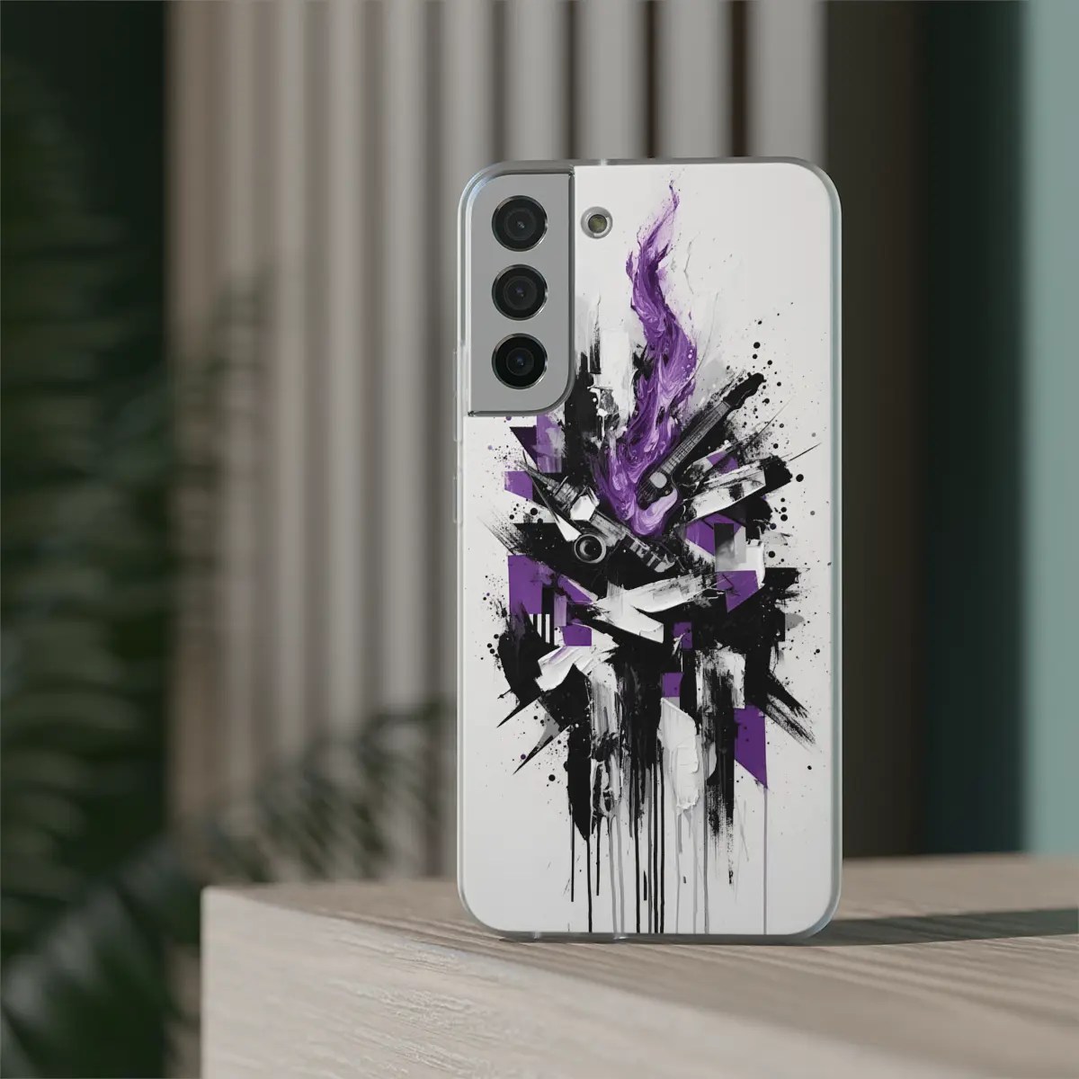 Abstract Purple Flexi Phone Case Abstract Purple Flexi Phone Case