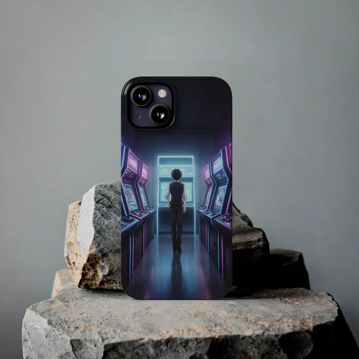 Arcade Neon Run Slim Phone Case Arcade Neon Run Slim Phone Case