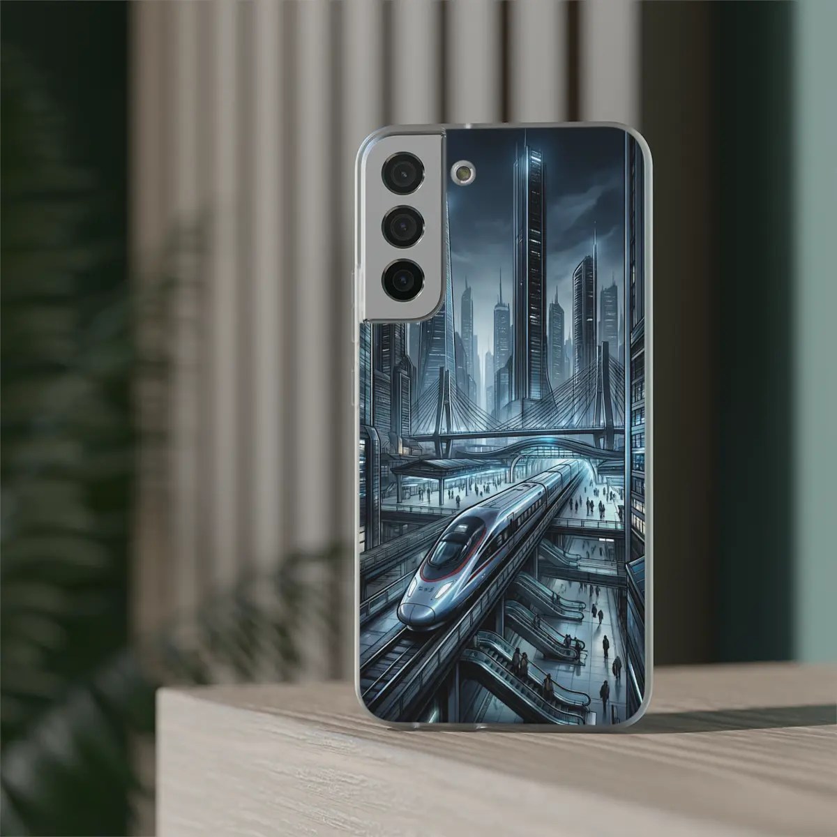 Aerial Transit Hub Flexi Phone Case Aerial Transit Hub Flexi Phone Case