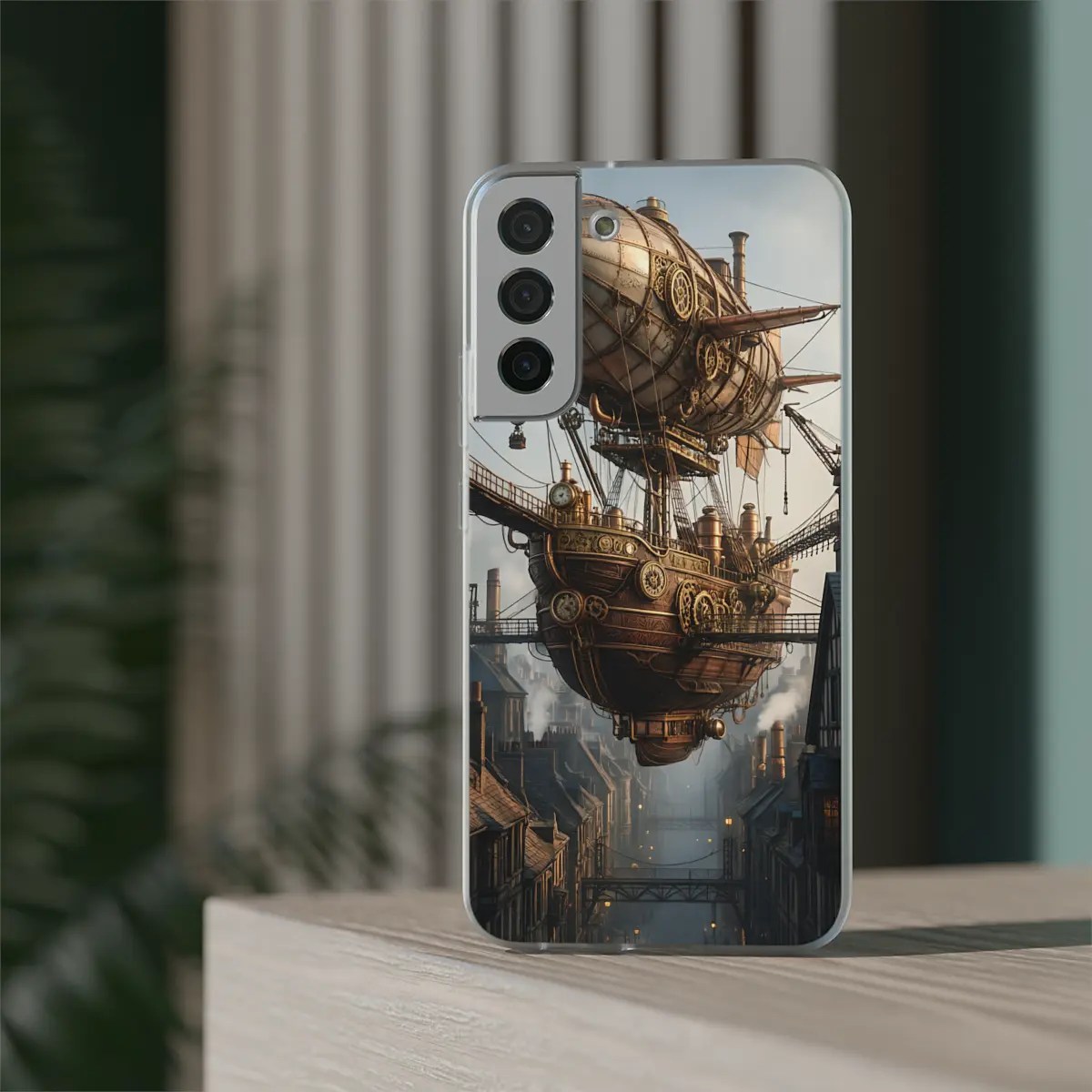Clockwork Airship Flexi Phone Case Clockwork Airship Flexi Phone Case