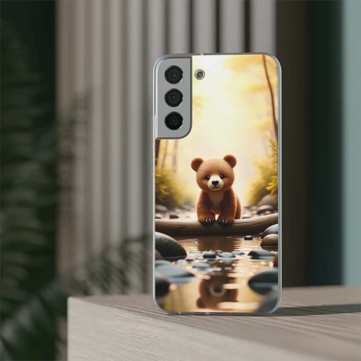 Bear Cub Drift Flexi Phone Case Bear Cub Drift Flexi Phone Case