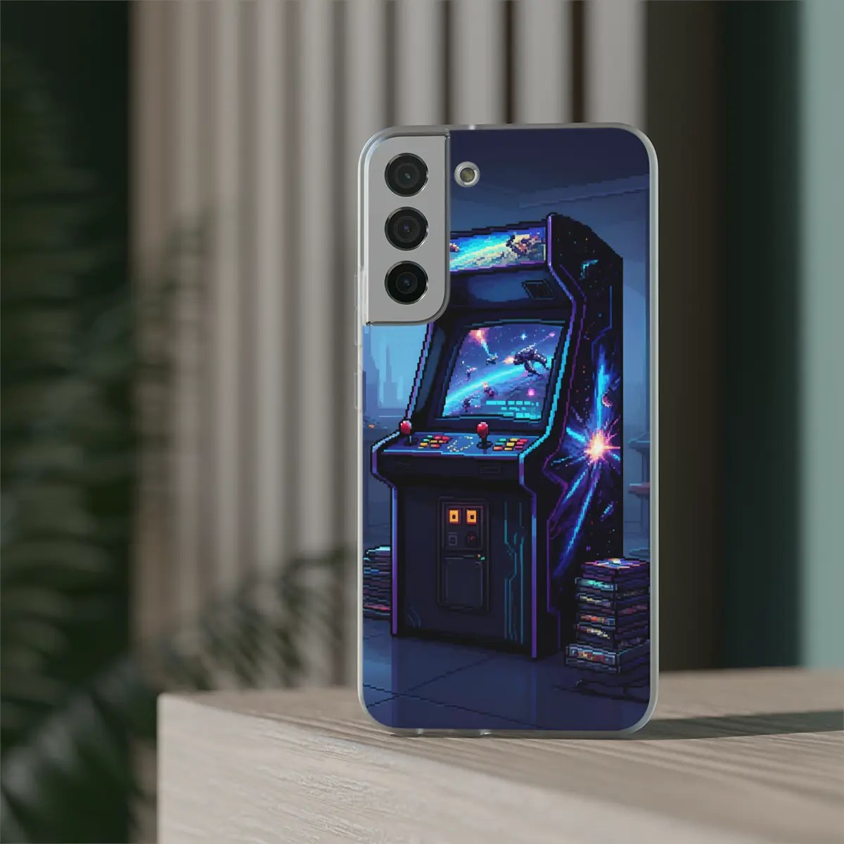 Arcade Space Battle Flexi Phone Case Arcade Space Battle Flexi Phone Case