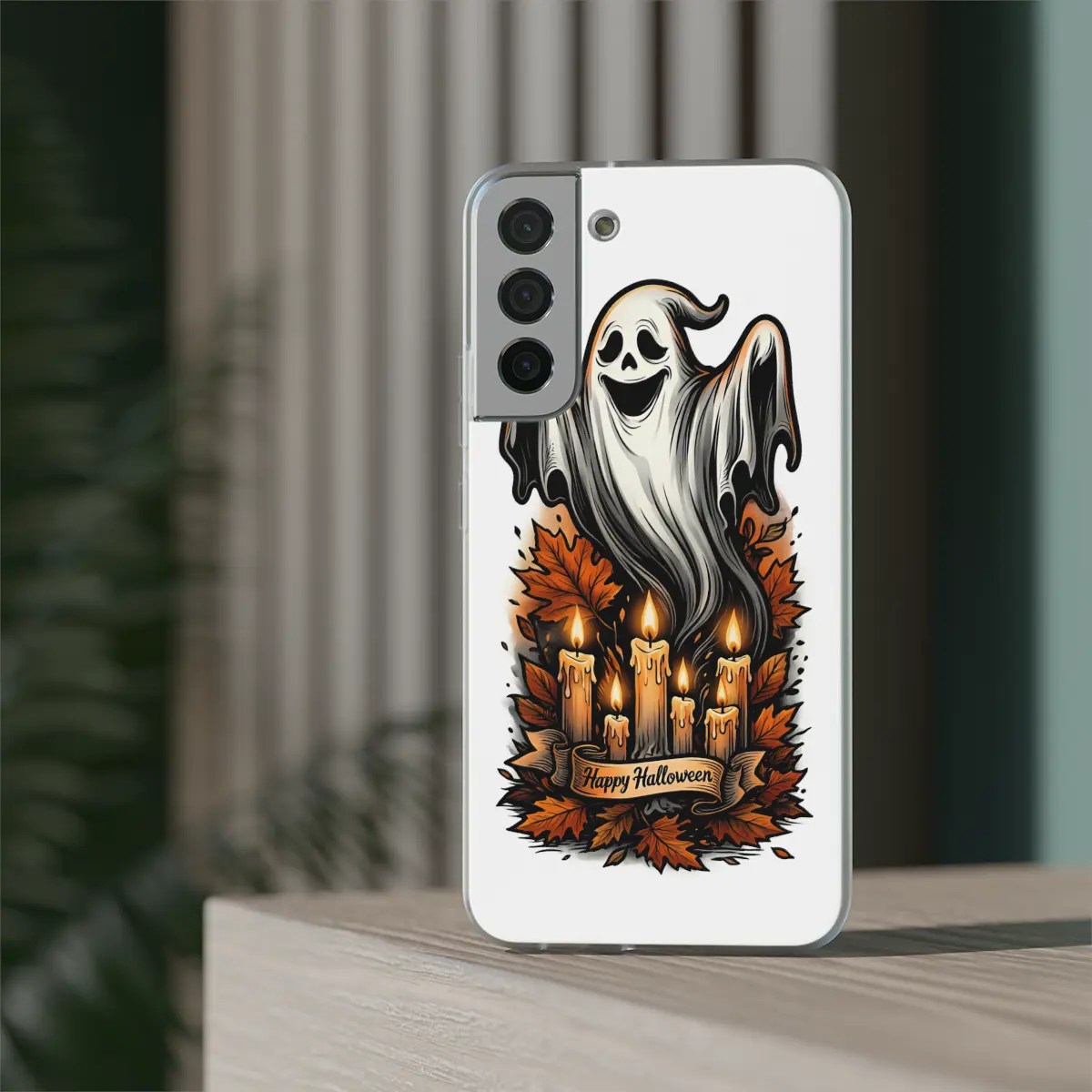 Ghost Candle Glow Flexi Phone Case Ghost Candle Glow Flexi Phone Case