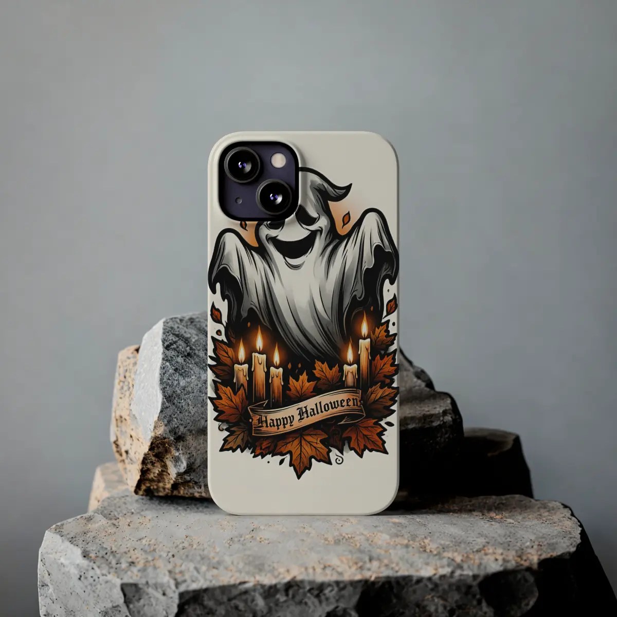 Ghost Candle Glow Slim Phone Case Ghost Candle Glow Slim Phone Case