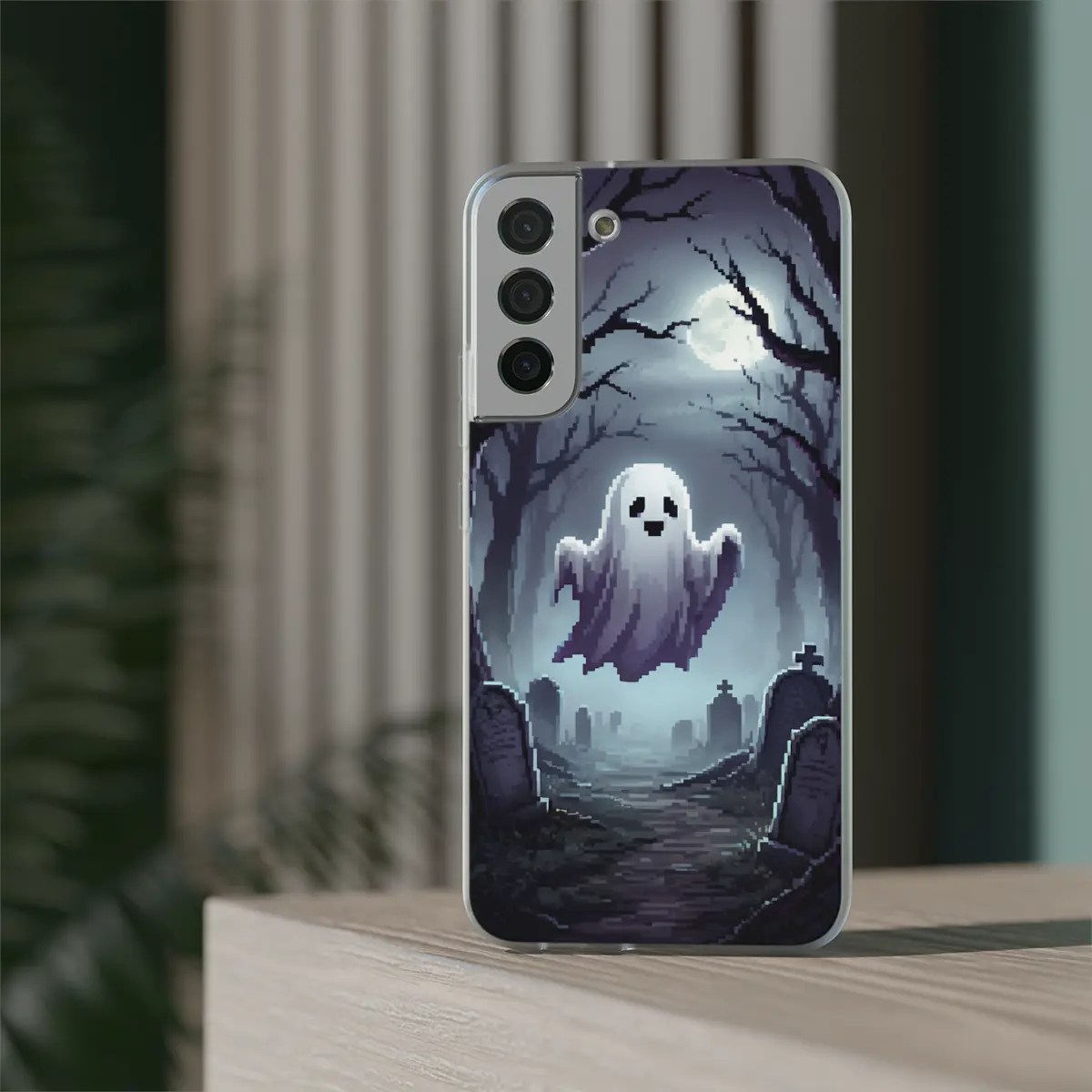 Ghost Moon Path Flexi Phone Case Ghost Moon Path Flexi Phone Case