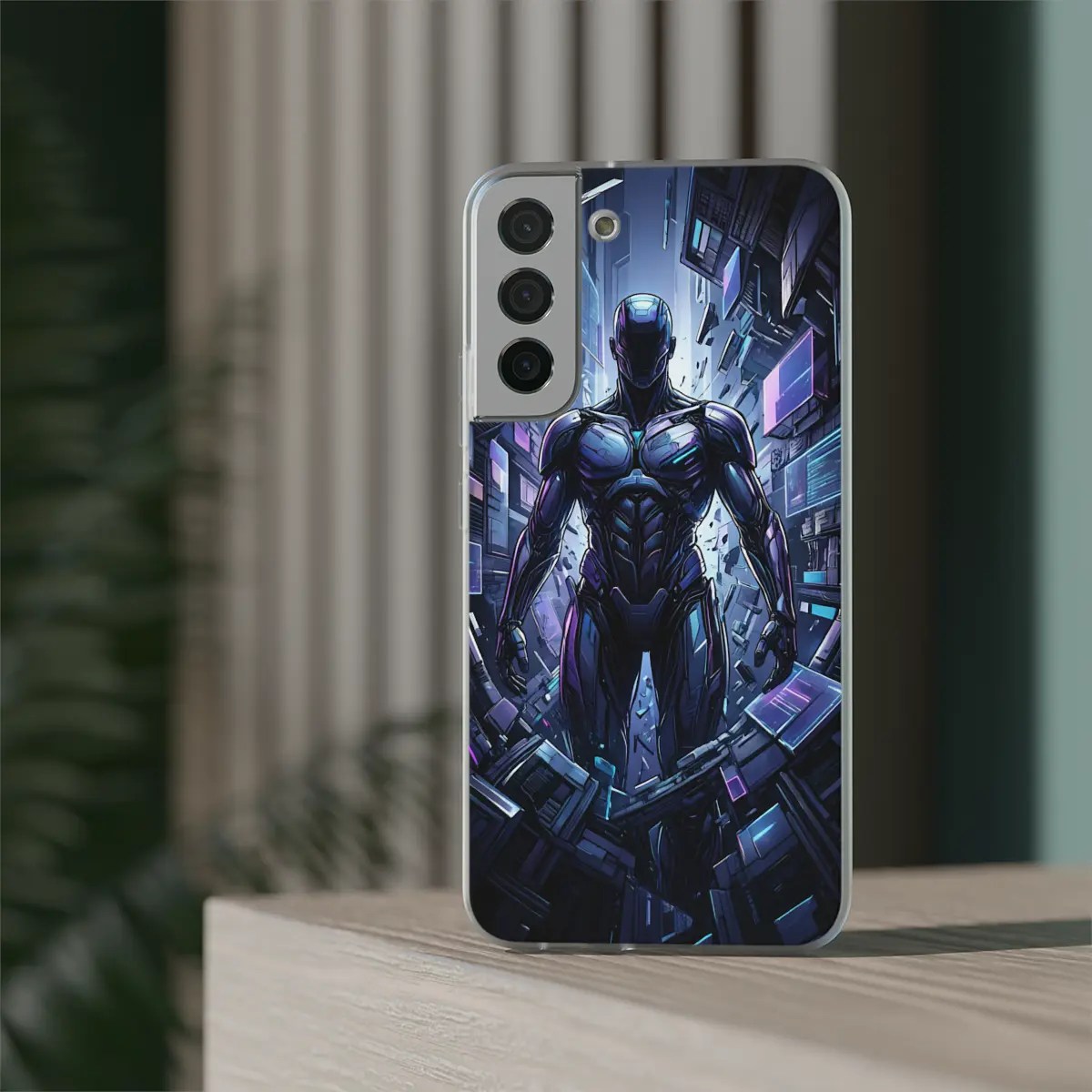 Glitch Figure Flexi Phone Case Glitch Figure Flexi Phone Case