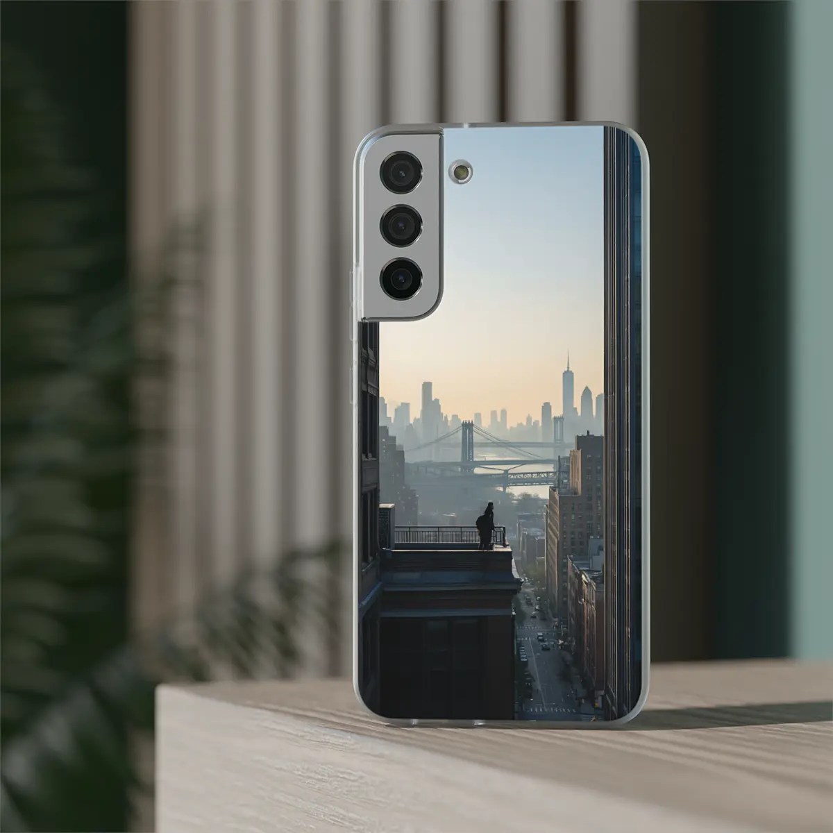 Dawn City View Flexi Phone Case Dawn City View Flexi Phone Case