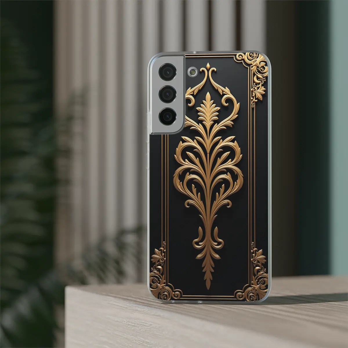 Gold Filigree Flexi Phone Case Gold Filigree Flexi Phone Case