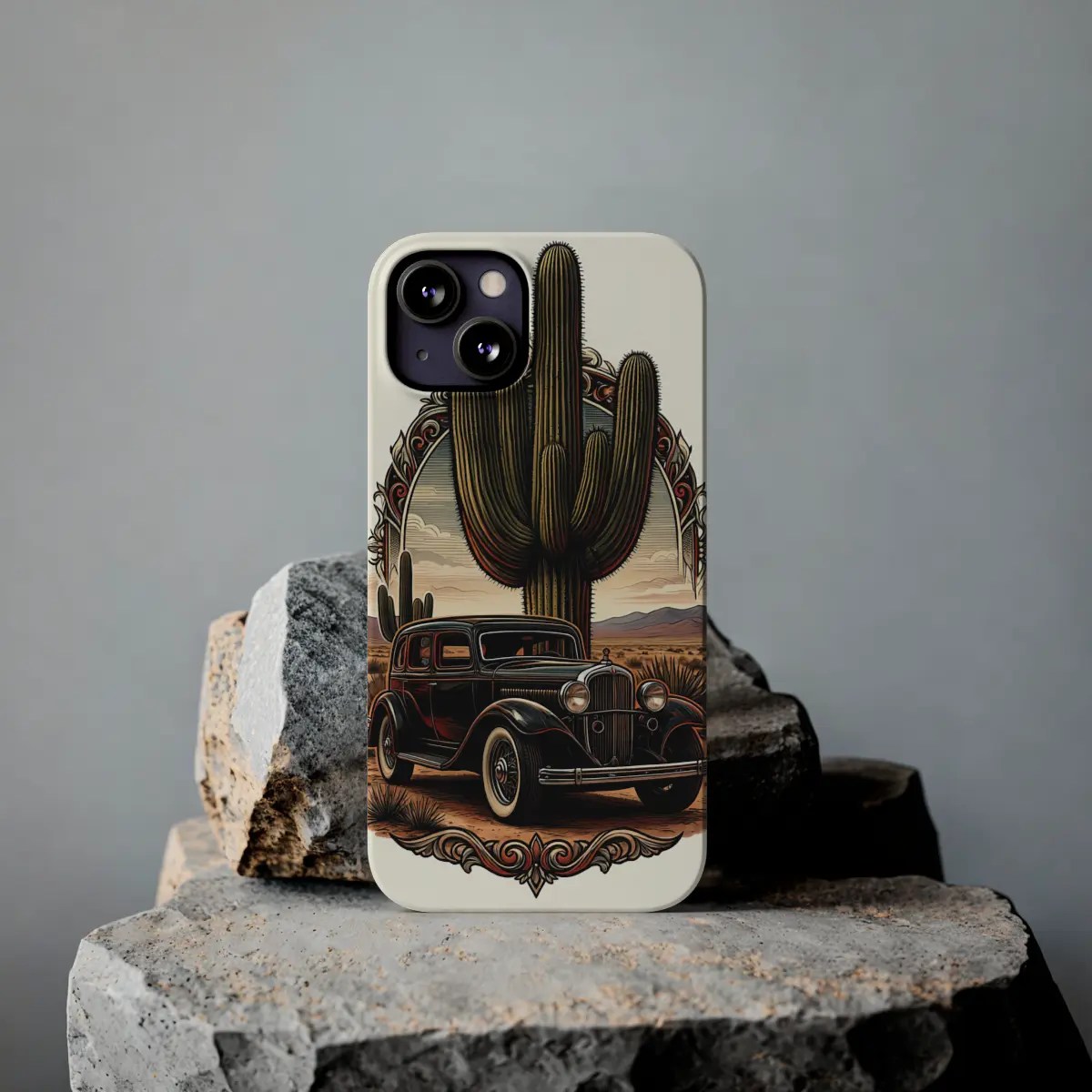Desert Road Car Slim Phone Case Desert Road Car Slim Phone Case