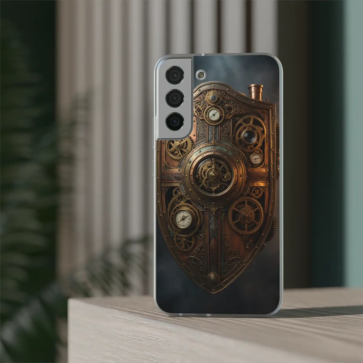 Brass Shield Flexi Phone Case Brass Shield Flexi Phone Case