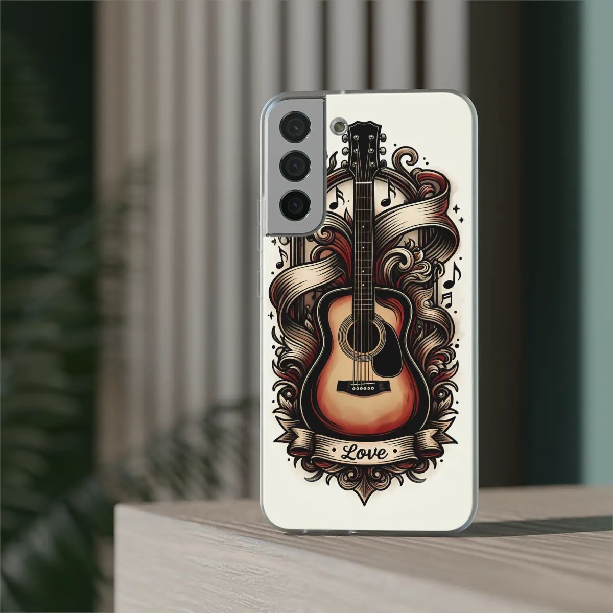 Guitar Love Flash Flexi Phone Case Guitar Love Flash Flexi Phone Case