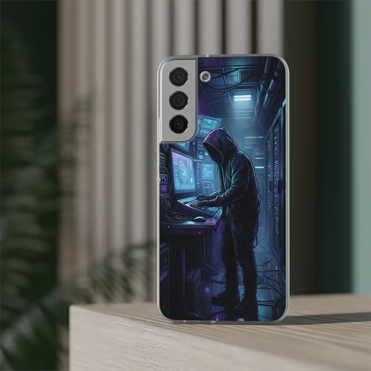 Hacker Glow Flexi Phone Case Hacker Glow Flexi Phone Case