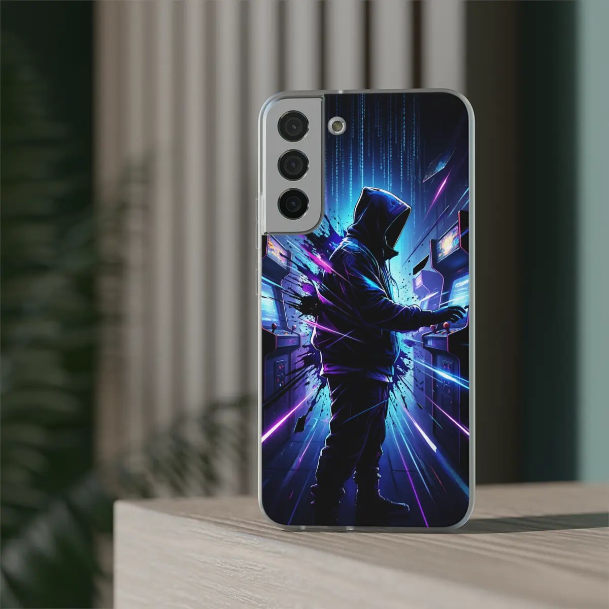 Hacker Light Run Flexi Phone Case Hacker Light Run Flexi Phone Case