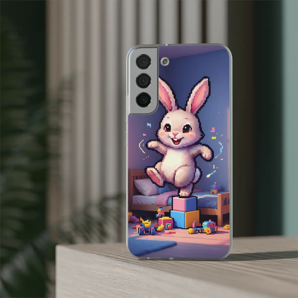 Bunny Blocks Flexi Phone Case Bunny Blocks Flexi Phone Case
