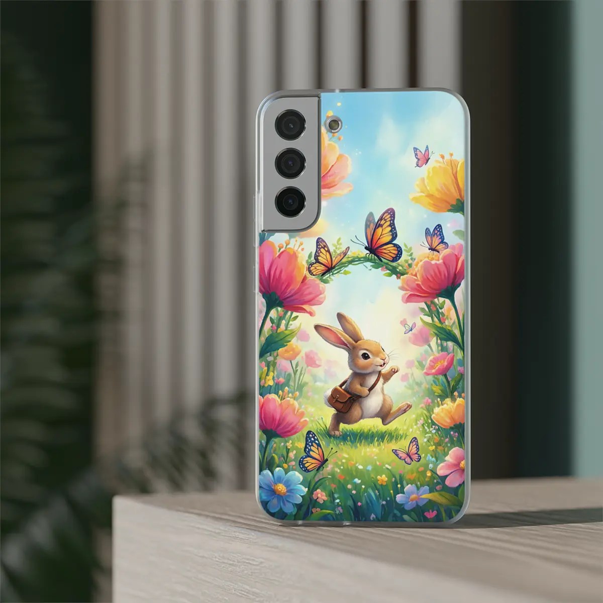 Bunny Bloom Day Flexi Phone Case Bunny Bloom Day Flexi Phone Case