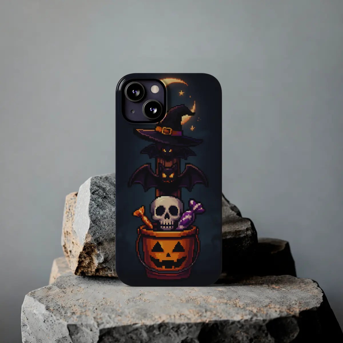 Halloween Totem Slim Phone Case Halloween Totem Slim Phone Case
