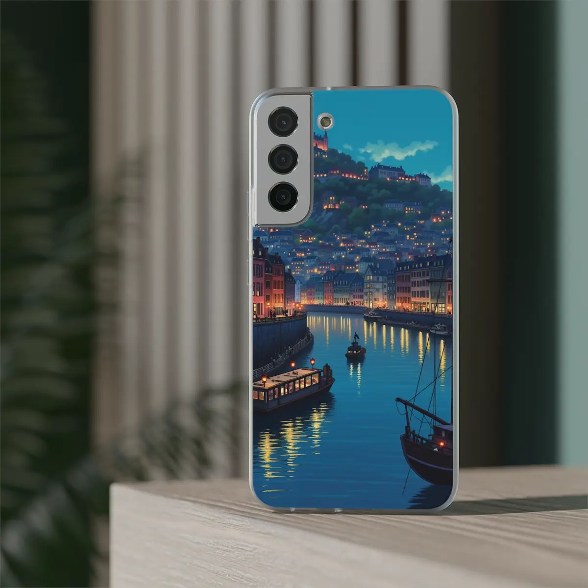 Harbor City Lights Flexi Phone Case Harbor City Lights Flexi Phone Case