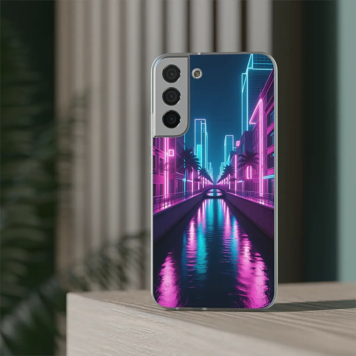 Canal Night Glow Flexi Phone Case Canal Night Glow Flexi Phone Case