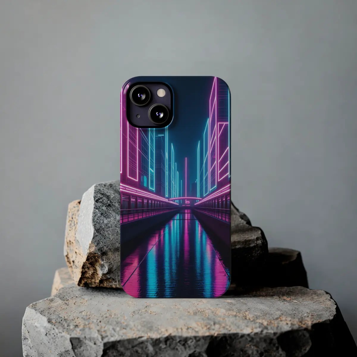 Canal Night Glow Slim Phone Case Canal Night Glow Slim Phone Case