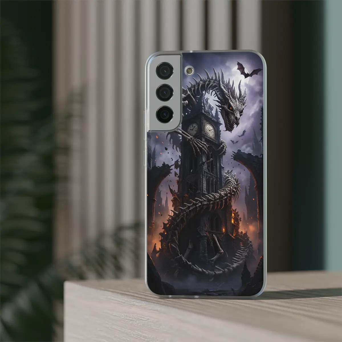 Dragon Clocktower Flexi Phone Case Dragon Clocktower Flexi Phone Case