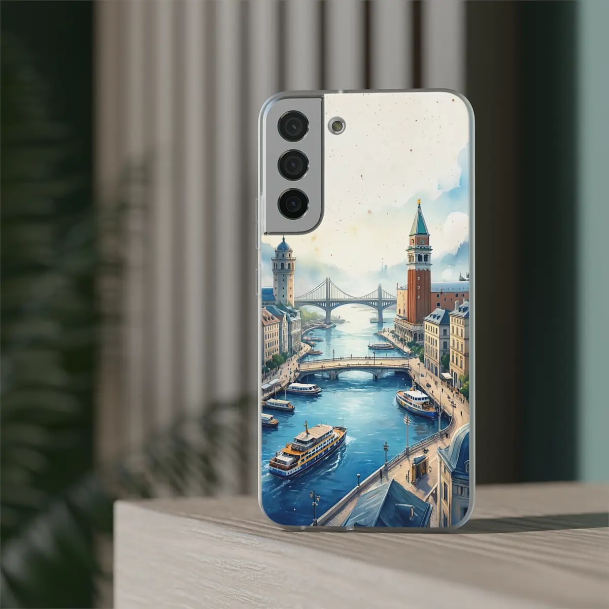Harbor Promenade Flexi Phone Case Harbor Promenade Flexi Phone Case