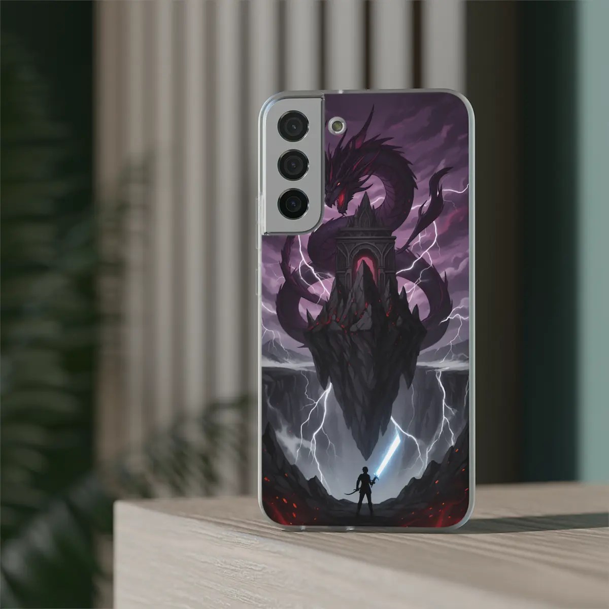 Dragon Abyss Clash Flexi Phone Case Dragon Abyss Clash Flexi Phone Case