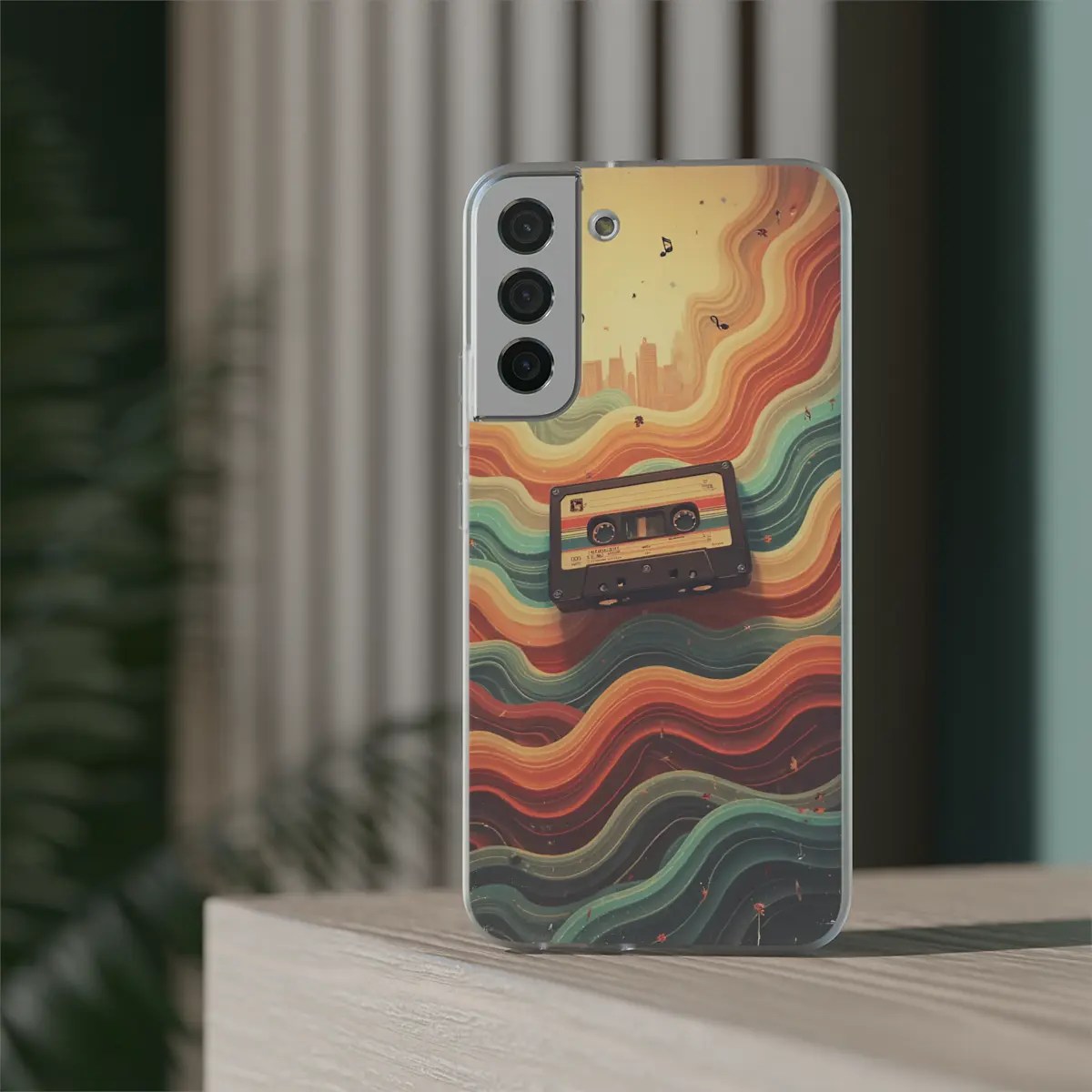 Cassette Glow Flexi Phone Case Cassette Glow Flexi Phone Case