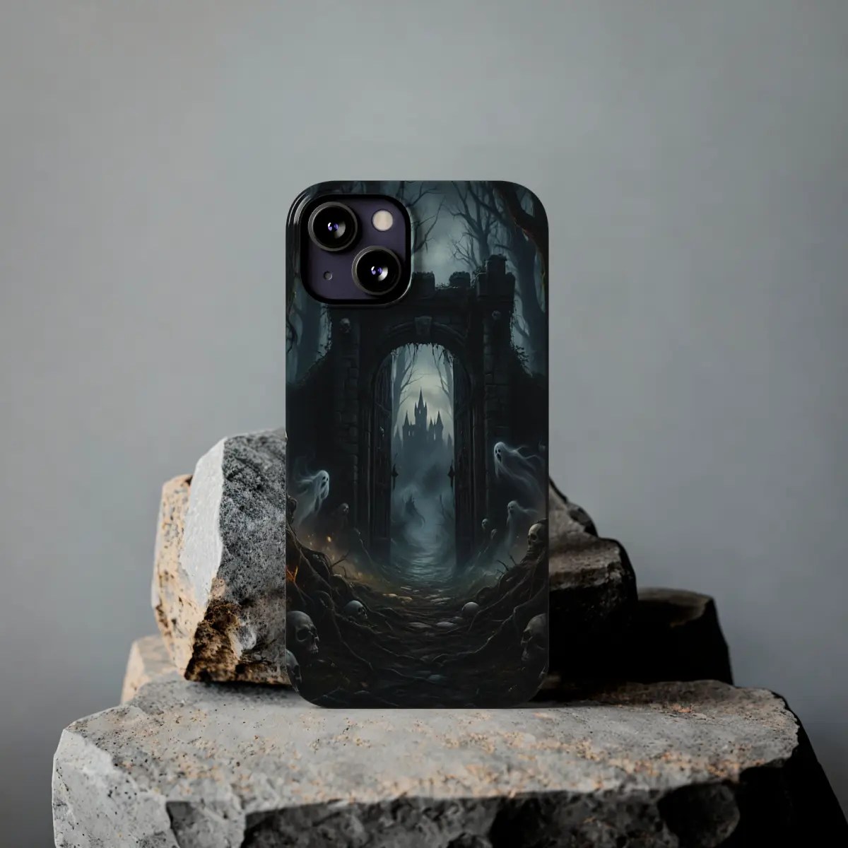 Haunted Gate Path Slim Phone Case Haunted Gate Path Slim Phone Case