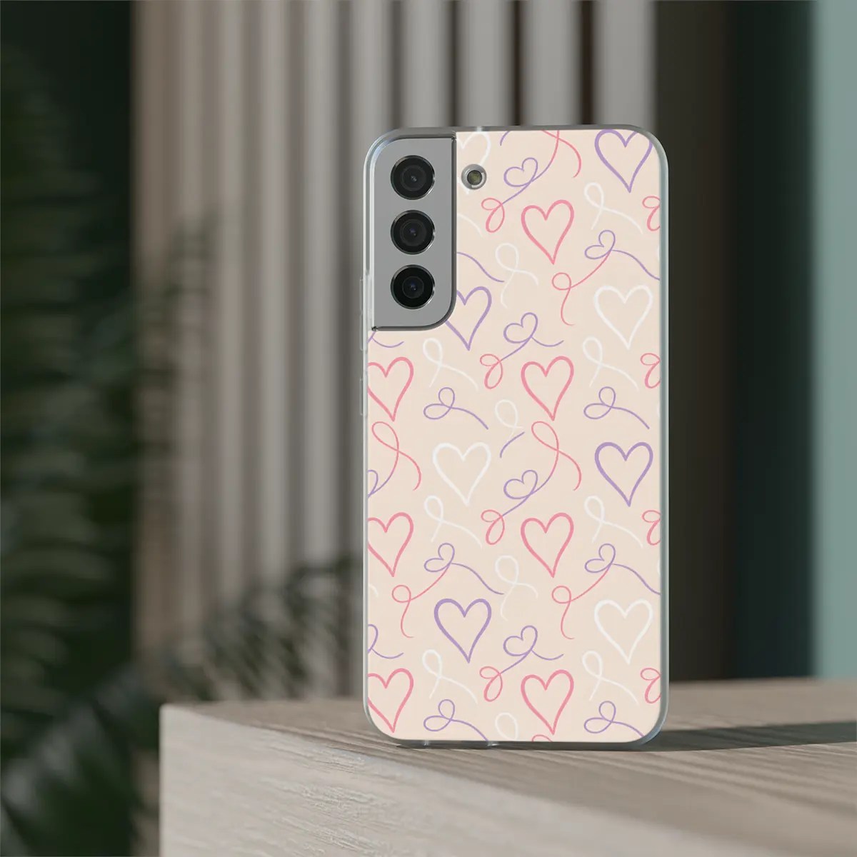Heart Loop Pattern Flexi Phone Case Heart Loop Pattern Flexi Phone Case
