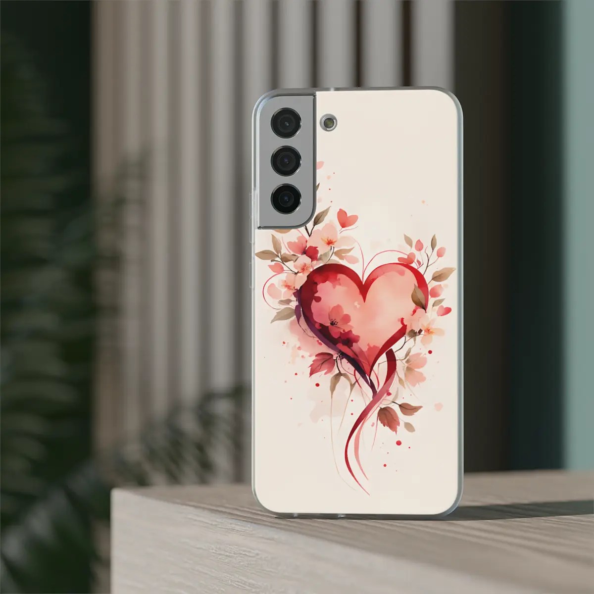Heart Ribbon Flexi Phone Case Heart Ribbon Flexi Phone Case