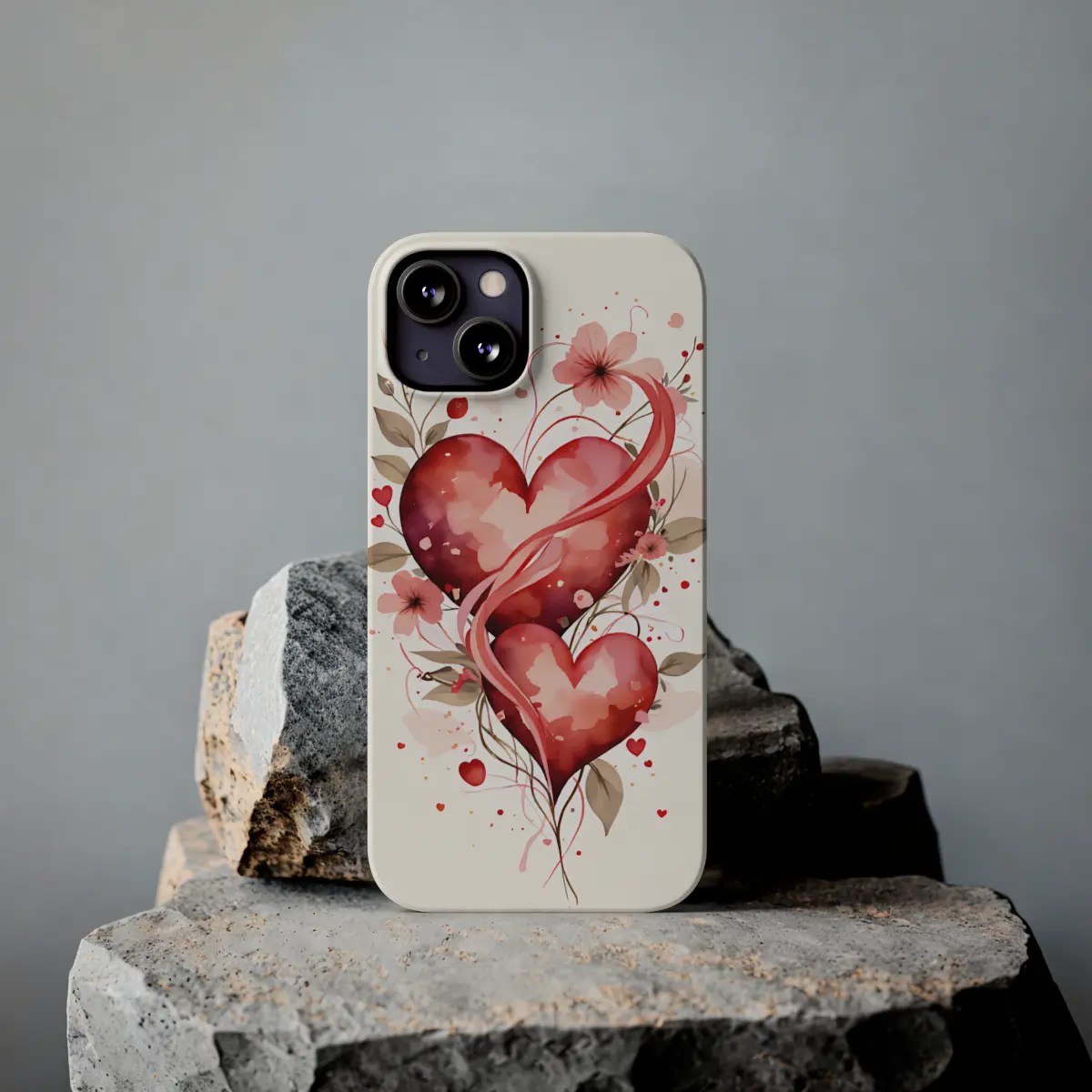 Heart Ribbon Slim Phone Case Heart Ribbon Slim Phone Case
