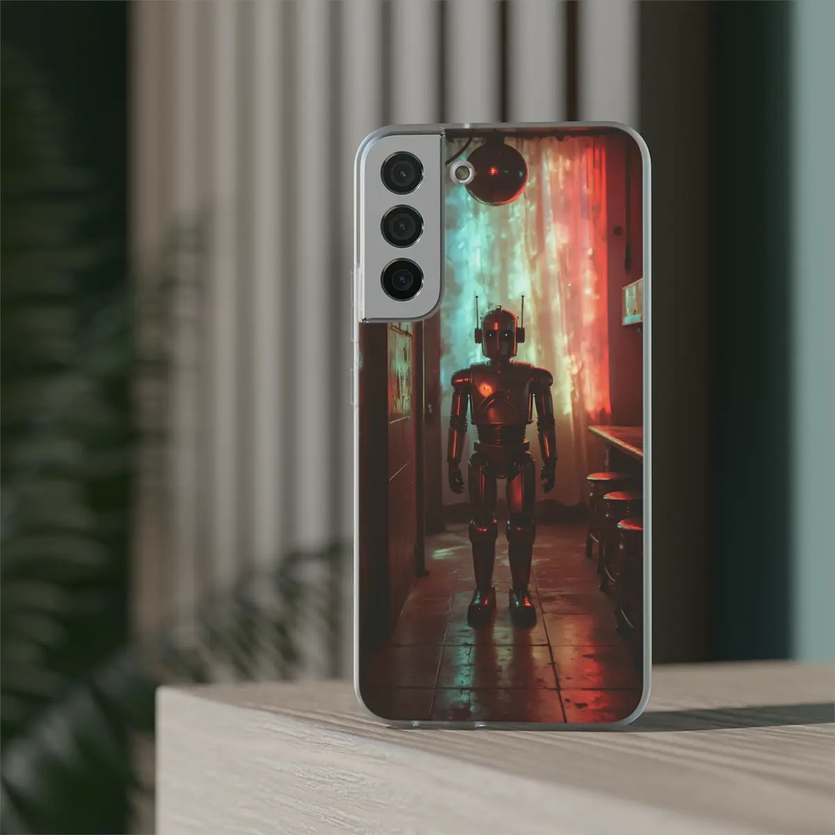 Chrome Disco Bot Flexi Phone Case Chrome Disco Bot Flexi Phone Case