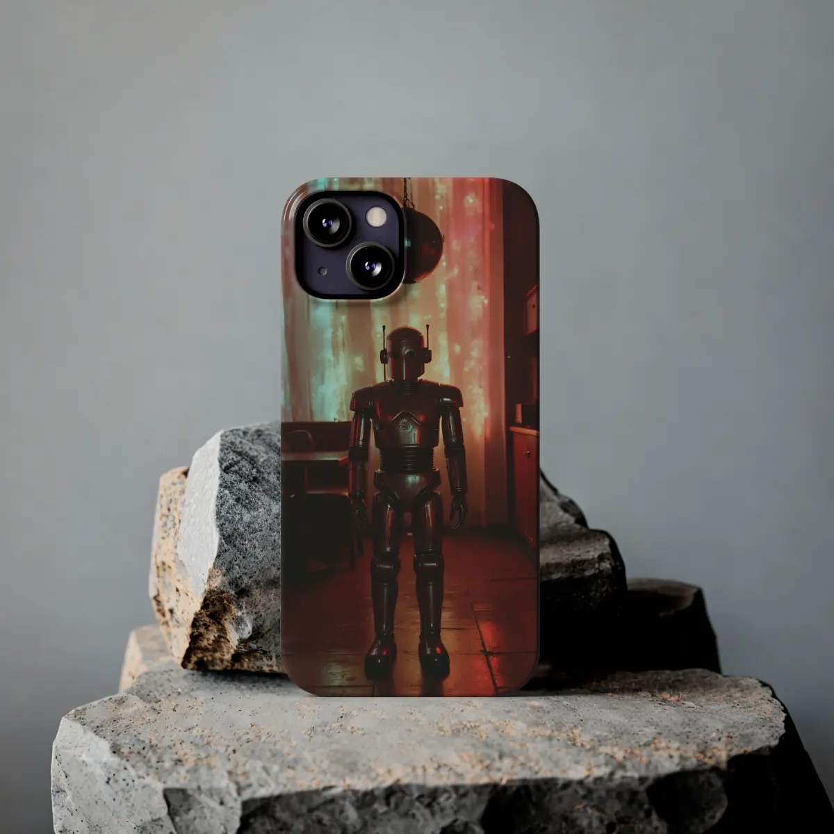 Chrome Disco Bot Slim Phone Case Chrome Disco Bot Slim Phone Case