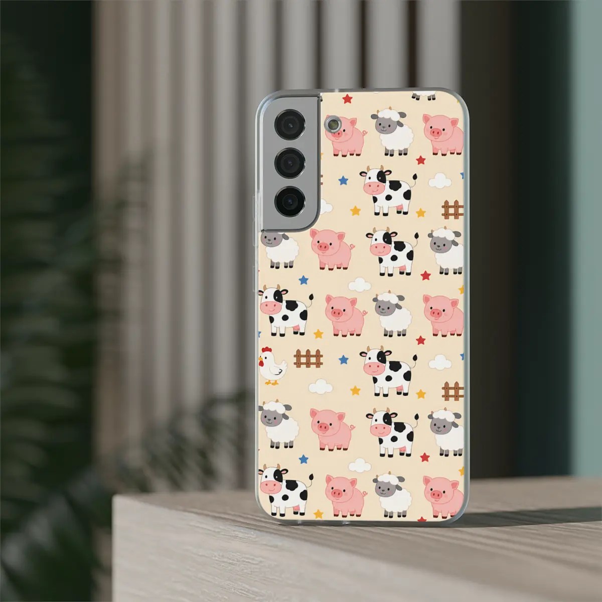 Farm Animal Mix Flexi Phone Case Farm Animal Mix Flexi Phone Case
