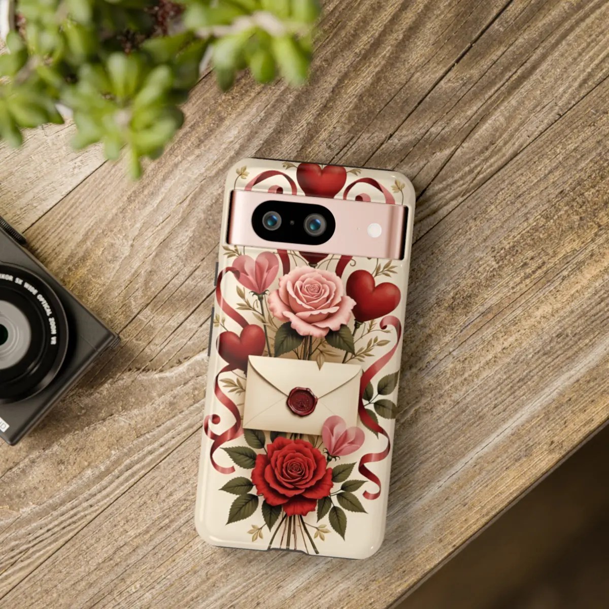 Heart Rose LetterTough Phone Case Heart Rose LetterTough Phone Case