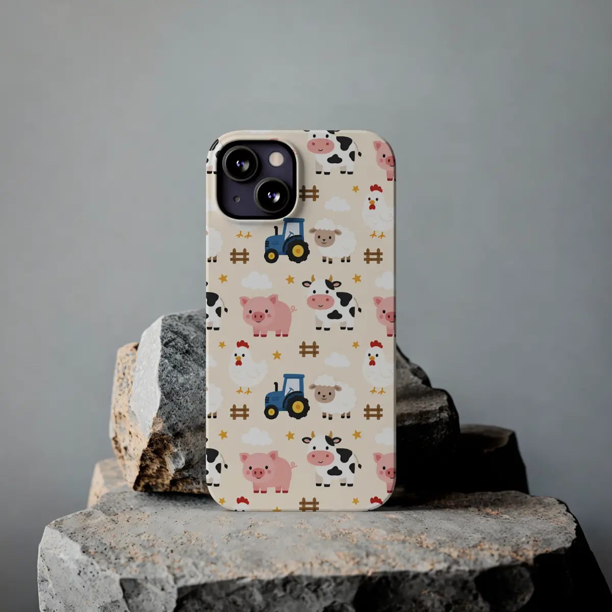 Farm Animal Mix Slim Phone Case Farm Animal Mix Slim Phone Case