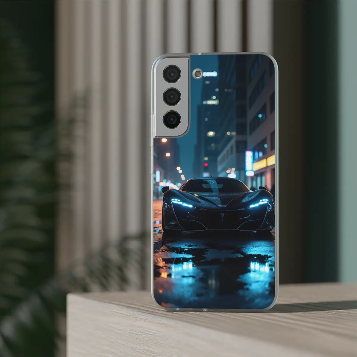 City Car Glow Flexi Phone Case City Car Glow Flexi Phone Case